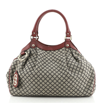 Gucci Sukey Tote Diamante Canvas Medium