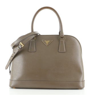 Prada Open Promenade Bag Vernice Saffiano Leather Medium