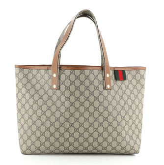 Gucci Web Loop Tote GG Coated Canvas Medium