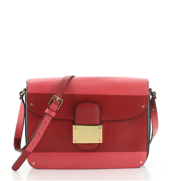 Valentino Rivet Shoulder Bag Leather Small