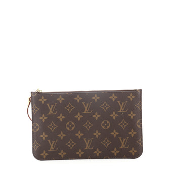 Louis Vuitton Neverfull Pochette Monogram Canvas Large