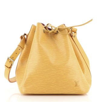 Louis Vuitton Petit Noe Handbag Epi Leather