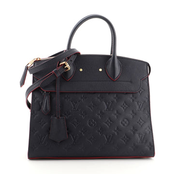 Louis Vuitton Pont Neuf Handbag Monogram Empreinte Leather MM