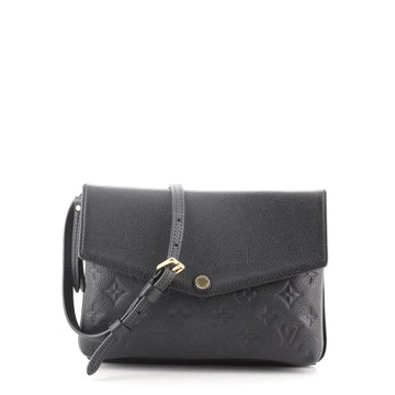 Louis Vuitton Twice Handbag Monogram Empreinte Leather