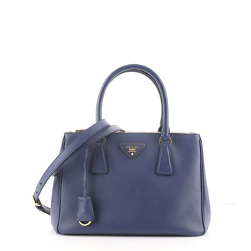 Prada Double Zip Lux Tote Saffiano Leather Small