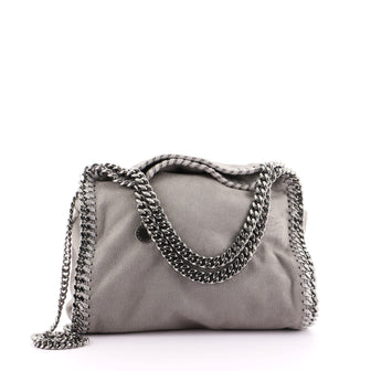 Stella McCartney Falabella Fold Over Crossbody Bag Shaggy Deer Mini