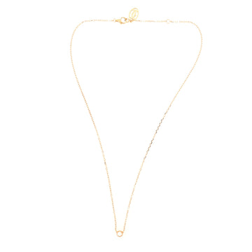 Cartier Diamants Legers Pendant Necklace 18K Rose Gold with Diamond Small