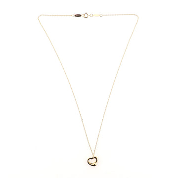 Tiffany & Co. Elsa Peretti Open Heart Pendant Necklace 18K Rose Gold