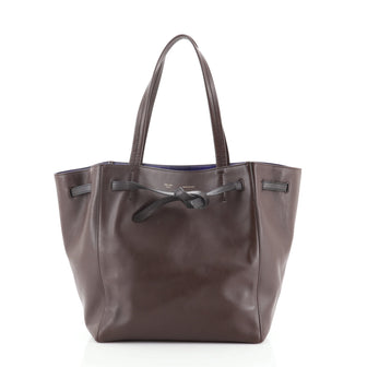 Celine Phantom Tie Cabas Tote Leather Small