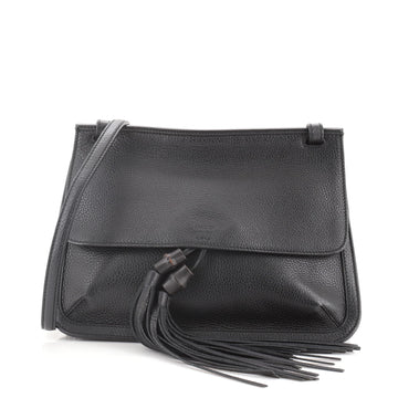 Gucci Bamboo Daily Flap Bag Leather