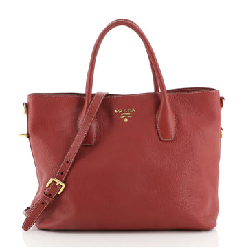 Prada Convertible Shopping Tote Vitello Daino Medium