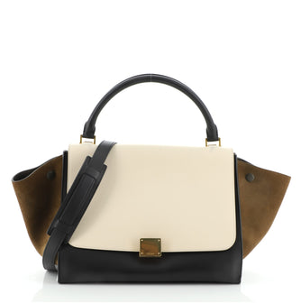 Celine Tricolor Trapeze Bag Leather Medium