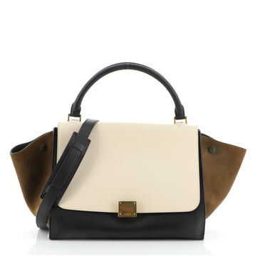 Celine Tricolor Trapeze Bag Leather Medium