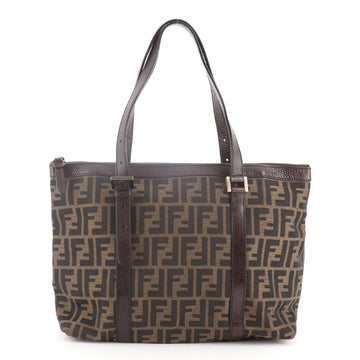 Fendi Vintage Zip Tote Zucca Canvas Medium