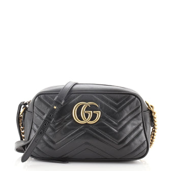 Gucci GG Marmont Shoulder Bag Matelasse Leather Small