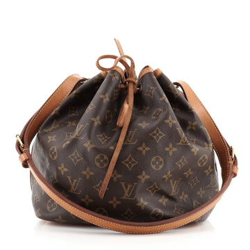 Louis Vuitton Petit Noe Handbag Monogram Canvas