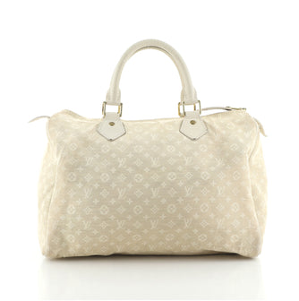 Louis Vuitton Speedy Handbag Mini Lin 30