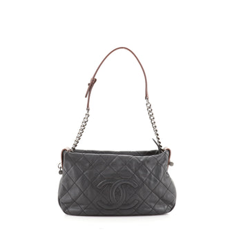 Chanel Country Chic Shouldr Bag Quilt Lambskin Small