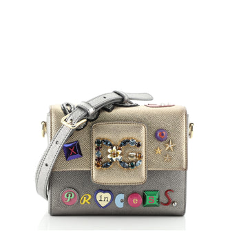 Dolce & Gabbana Millennials Shoulder Bag Embellished Leather Mini