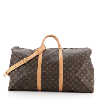 Louis Vuitton Keepall Bandouliere Bag Monogram Canvas 60