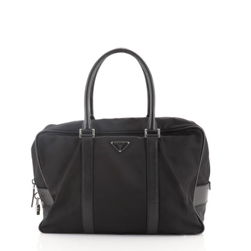 Prada Porta Computer Briefcase Tessuto and Saffiano Leather Medium