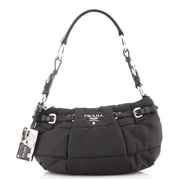 Prada Belted Hobo Quilted Tessuto Medium