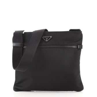 Prada Front Pocket Messenger Bag Tessuto Medium
