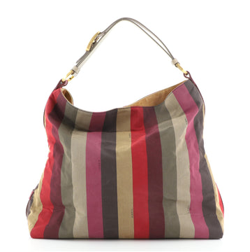 Fendi Pequin Hobo Canvas