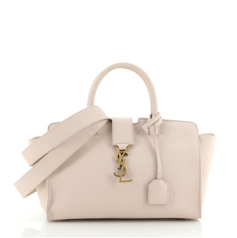 Saint Laurent Monogram Cabas Downtown Leather with Suede Baby