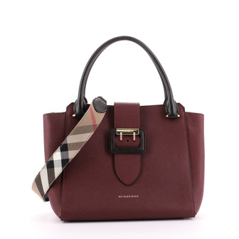 Burberry Buckle Tote Leather Medium