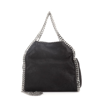 Stella McCartney Falabella Fold Over Crossbody Bag Shaggy Deer Mini