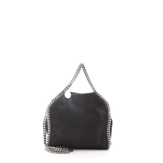 Stella McCartney Falabella Fold Over Crossbody Bag Shaggy Deer Tiny