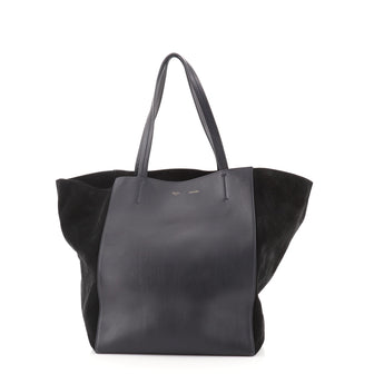 Celine Phantom Cabas Tote Leather and Suede Medium