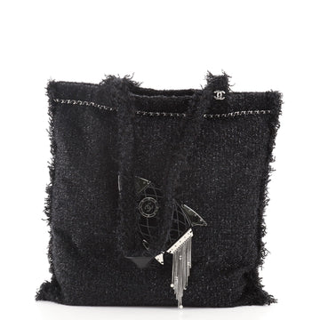 Chanel Shopping Tote Embellished Tweed Large