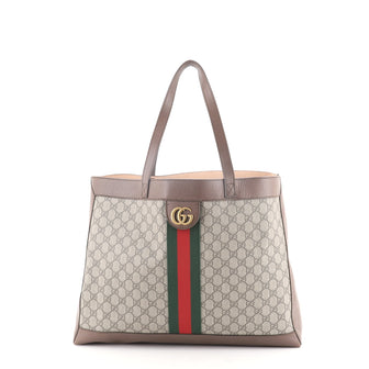 Gucci Disney Ophidia Soft Open Tote Printed GG Coated Canvas East West
