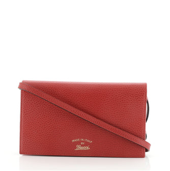 Gucci Swing Wallet on Strap Leather