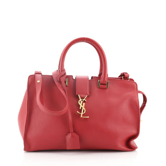 Saint Laurent Monogram Cabas Leather Small