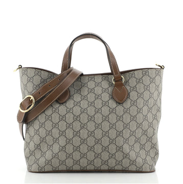 Gucci Convertible Soft Tote GG Coated Canvas Small