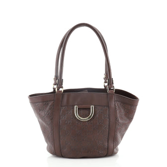 Gucci D Ring Bucket Tote GG Canvas Small