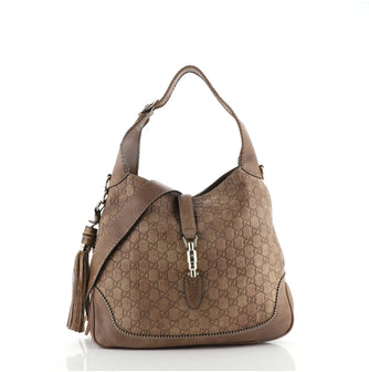 Gucci New Jackie Bag Guccissima Leather Medium