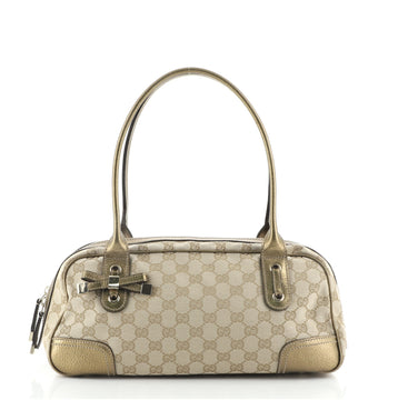 Gucci Charmy Boston Bag GG Canvas Large