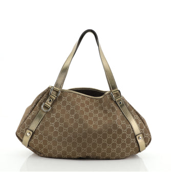 Gucci Abbey Shoulder Bag GG Canvas Medium