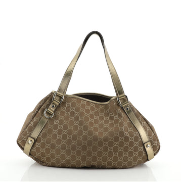 Gucci Abbey Shoulder Bag GG Canvas Medium