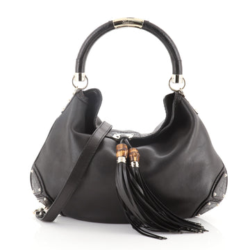 Gucci Indy Hobo Leather Large