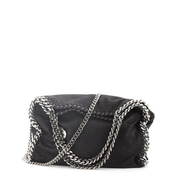 Stella McCartney Falabella Fold Over Flap Crossbody Bag Shaggy Deer Mini