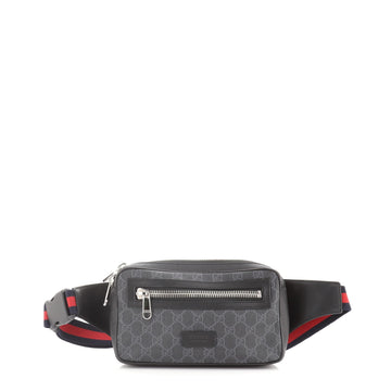 Gucci Soft Zip Belt Bag GG Coated Canvas Small