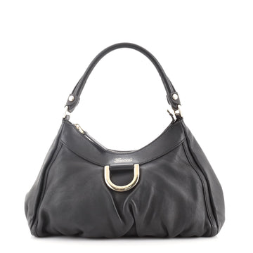 Gucci D Ring Hobo Leather Small