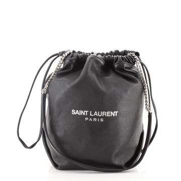 Saint Laurent Teddy Bucket Bag Leather Small