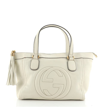 Gucci Soho Zip Tote Leather Small