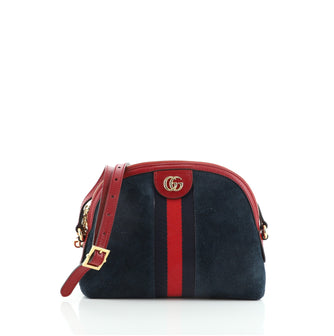 Gucci Ophidia Dome Shoulder Bag Suede Small